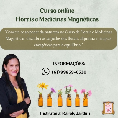 Curso de Florais e Medicinas Magnéticas 