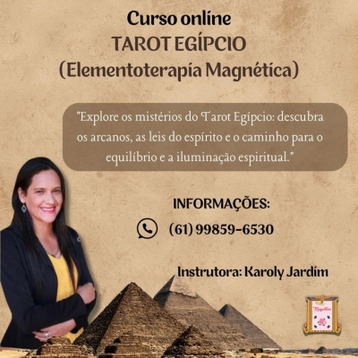 Curso de Tarot Egípcio (Elementoterapia Magnética)