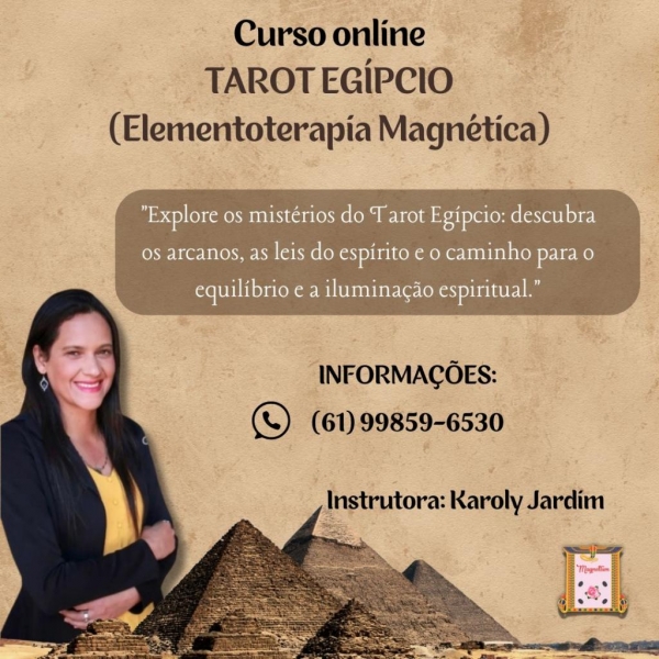 Curso de Tarot Egípcio (Elementoterapia Magnética)